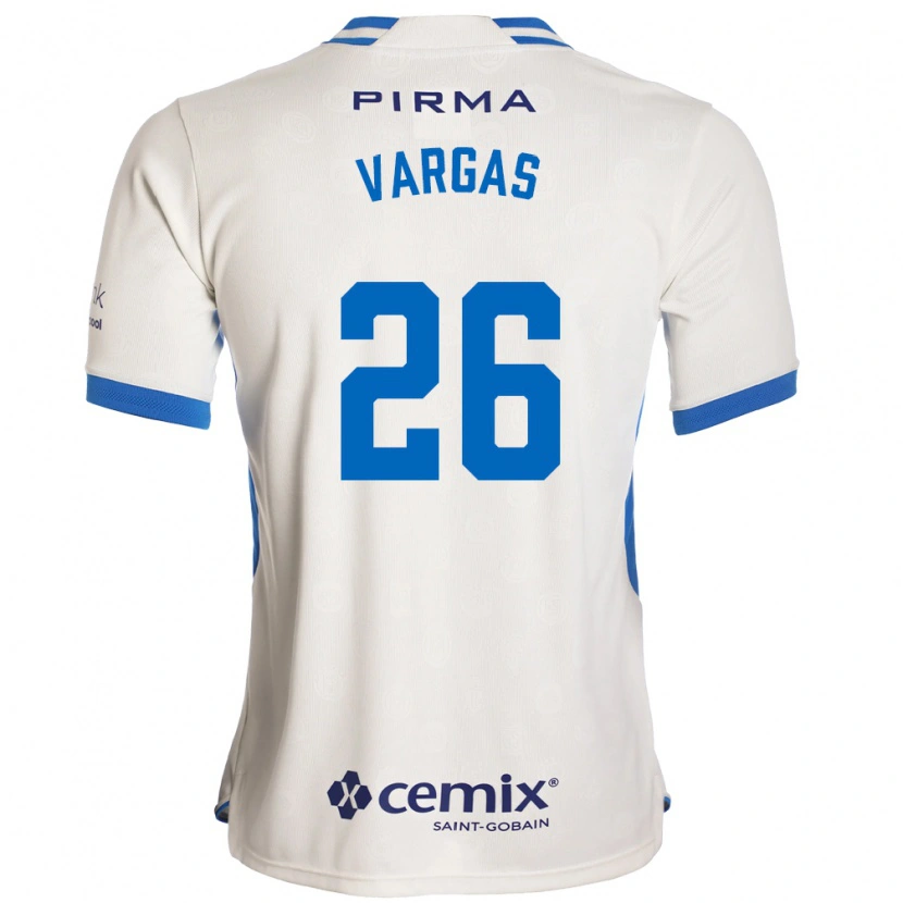 Danxen Damen Carlos Vargas #26 Weiß Blau Rot Auswärtstrikot Trikot 2026/27 T-Shirt Österreich