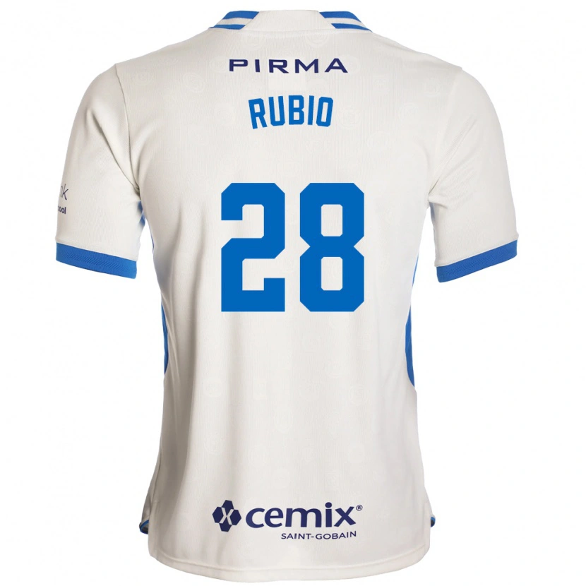 Danxen Damen Raymundo Rubio #28 Weiß Blau Rot Auswärtstrikot Trikot 2026/27 T-Shirt Österreich