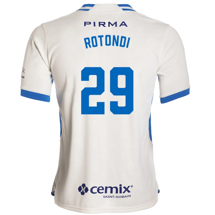 Danxen Damen Carlos Rotondi #29 Weiß Blau Rot Auswärtstrikot Trikot 2026/27 T-Shirt Österreich