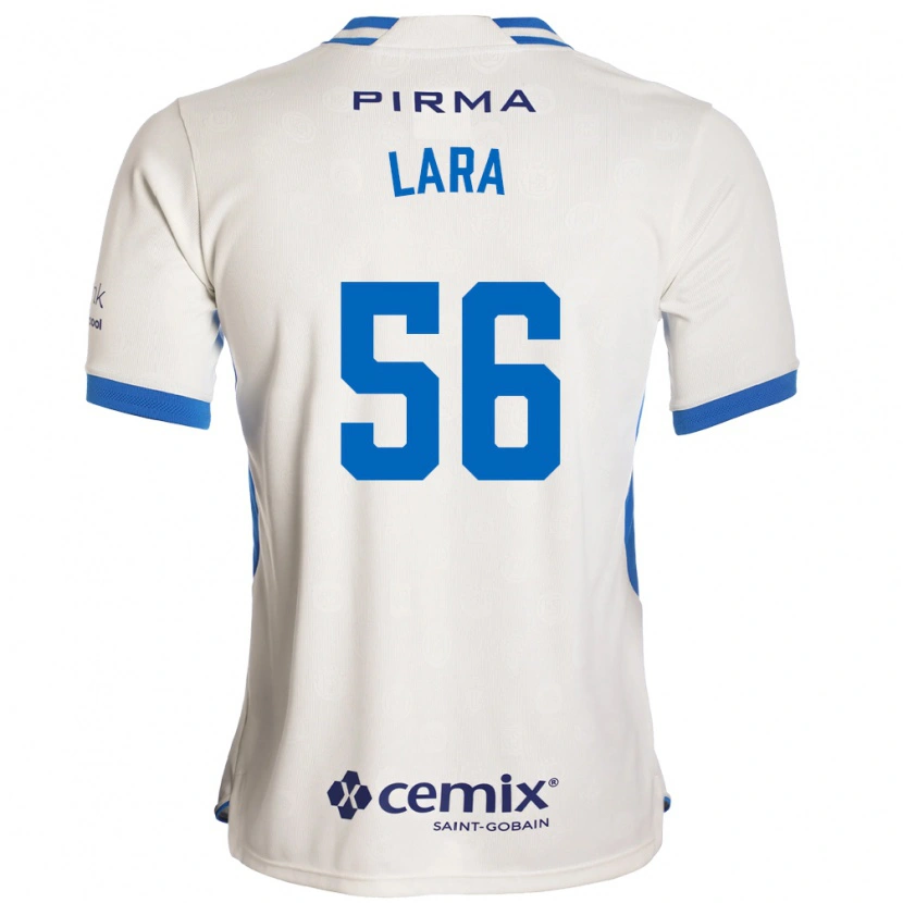 Danxen Damen Jesús Lara #56 Weiß Blau Rot Auswärtstrikot Trikot 2026/27 T-Shirt Österreich