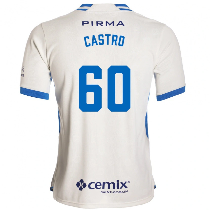 Danxen Damen Ariel Castro #60 Weiß Blau Rot Auswärtstrikot Trikot 2026/27 T-Shirt Österreich
