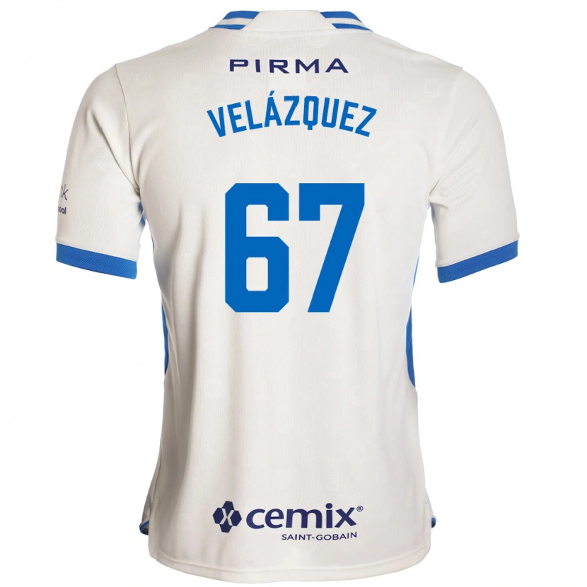 Danxen Damen Jaziel Mendoza #67 Weiß Blau Rot Auswärtstrikot Trikot 2026/27 T-Shirt Österreich