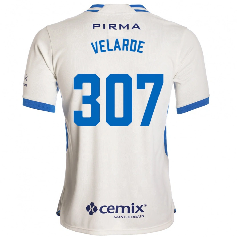 Danxen Damen Juan Velarde #307 Weiß Blau Rot Auswärtstrikot Trikot 2026/27 T-Shirt Österreich