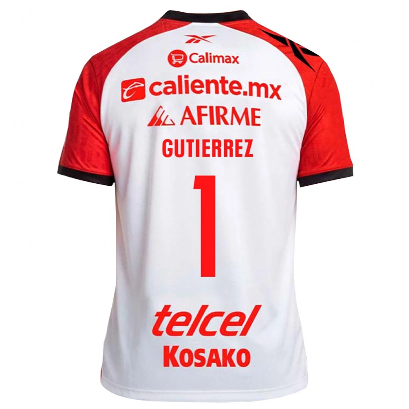 Danxen Damen Alejandra Gutierrez #1 Weiß Schwarz Rot Auswärtstrikot Trikot 2026/27 T-Shirt Österreich