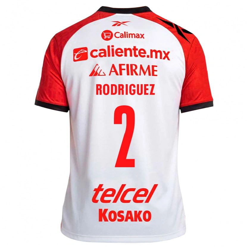 Danxen Damen Antonio Rodríguez #2 Weiß Schwarz Rot Auswärtstrikot Trikot 2026/27 T-Shirt Österreich