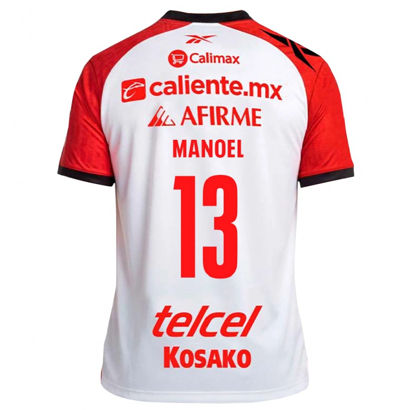 Danxen Damen Elias Manoel #13 Weiß Schwarz Rot Auswärtstrikot Trikot 2026/27 T-Shirt Österreich
