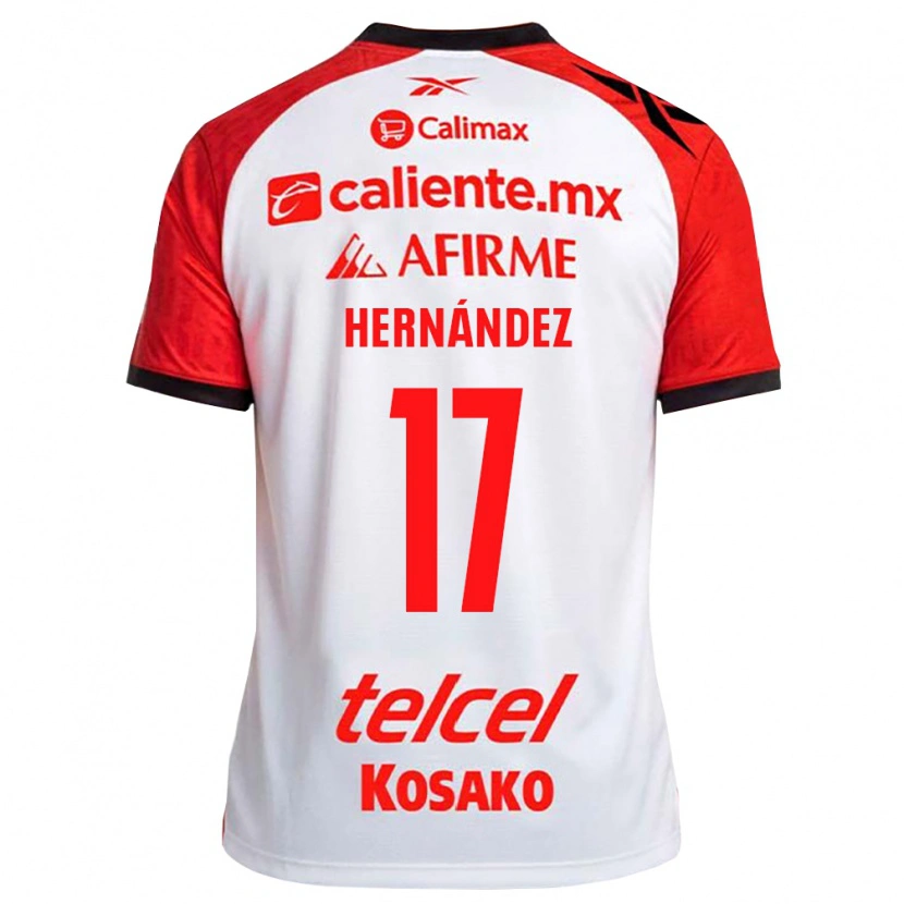 Danxen Damen Rubén Hernández #17 Weiß Schwarz Rot Auswärtstrikot Trikot 2026/27 T-Shirt Österreich