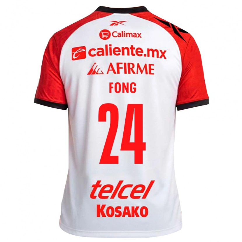 Danxen Damen Michel Fong #24 Weiß Schwarz Rot Auswärtstrikot Trikot 2026/27 T-Shirt Österreich