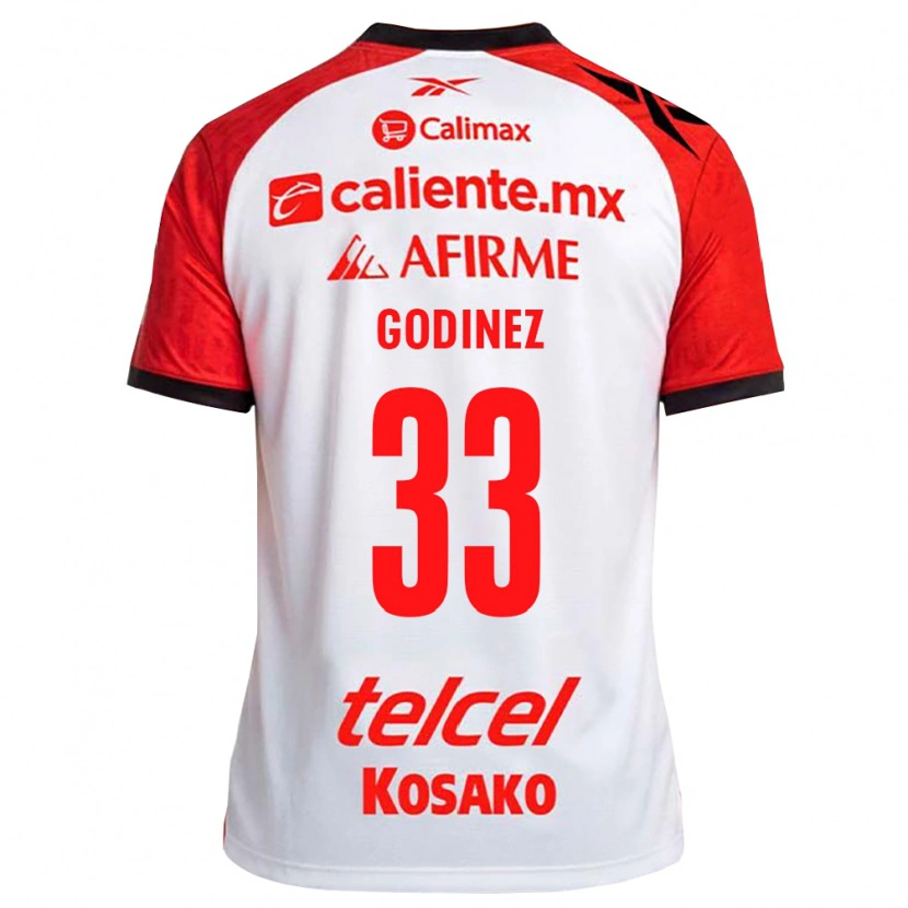 Danxen Damen Rodrigo Godínez #33 Weiß Schwarz Rot Auswärtstrikot Trikot 2026/27 T-Shirt Österreich