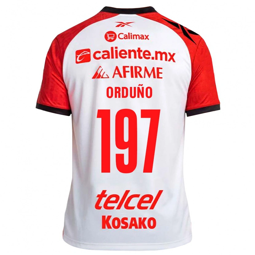 Danxen Damen David Orduño #197 Weiß Schwarz Rot Auswärtstrikot Trikot 2026/27 T-Shirt Österreich