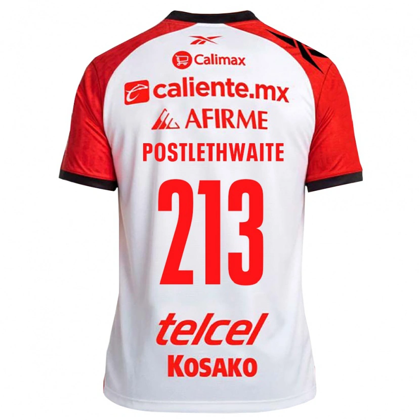 Danxen Damen Emiliano Postlethwaite #213 Weiß Schwarz Rot Auswärtstrikot Trikot 2026/27 T-Shirt Österreich