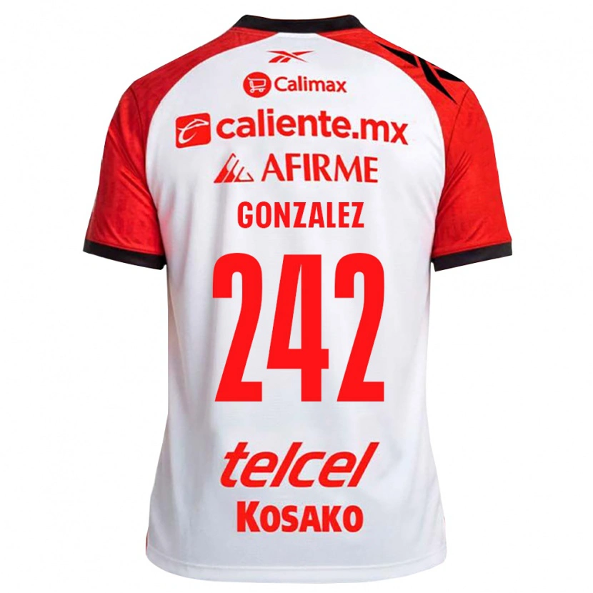 Danxen Damen Osmar González #242 Weiß Schwarz Rot Auswärtstrikot Trikot 2026/27 T-Shirt Österreich