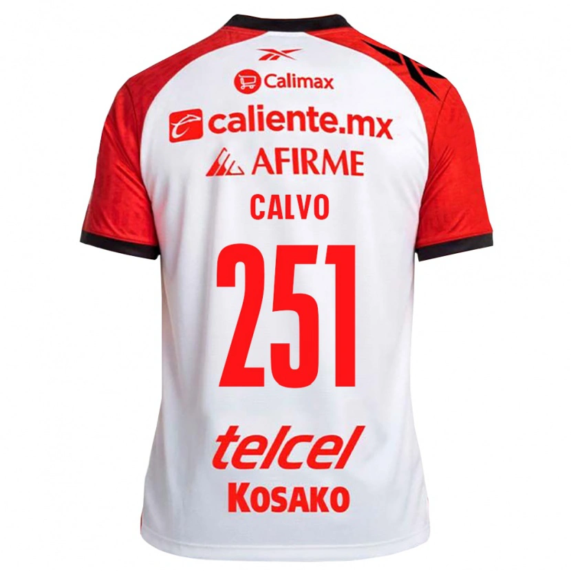 Danxen Damen Gael Calvo #251 Weiß Schwarz Rot Auswärtstrikot Trikot 2026/27 T-Shirt Österreich