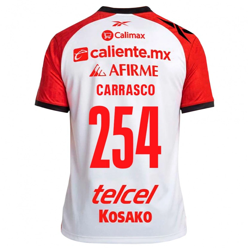 Danxen Damen Jonathan Carrasco #254 Weiß Schwarz Rot Auswärtstrikot Trikot 2026/27 T-Shirt Österreich