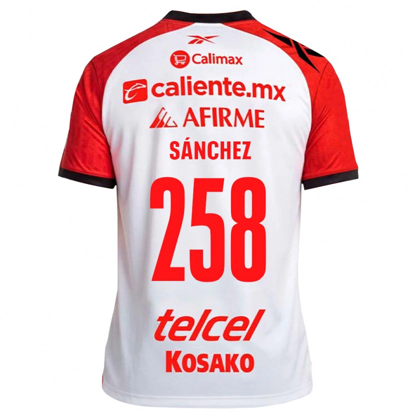 Danxen Damen Edgar Sánchez #258 Weiß Schwarz Rot Auswärtstrikot Trikot 2026/27 T-Shirt Österreich