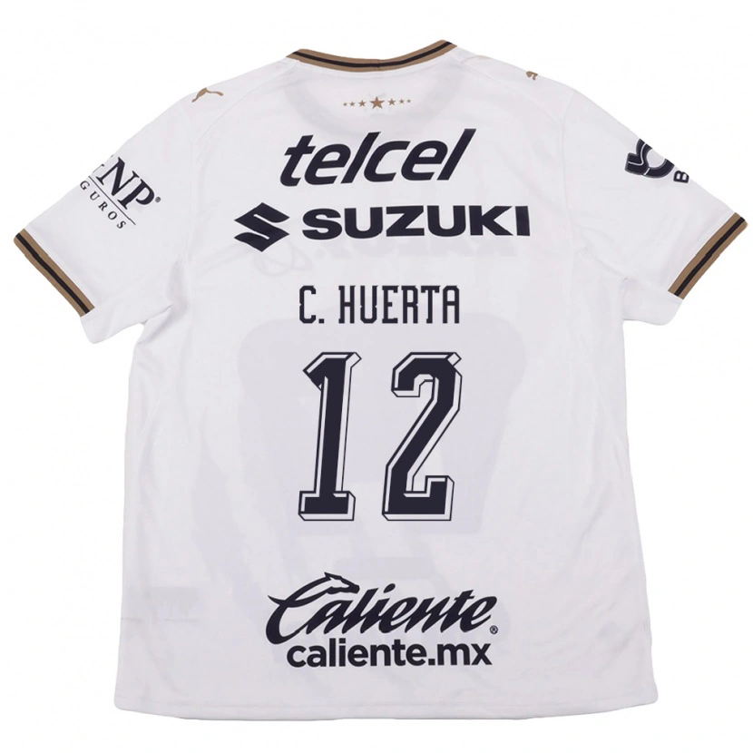 Danxen Damen Cesar Huerta #12 Weiß Schwarz Braun Auswärtstrikot Trikot 2026/27 T-Shirt Österreich