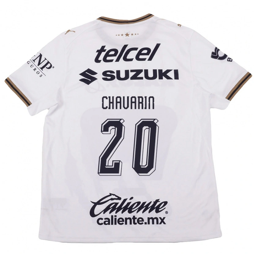 Danxen Damen Aerial Chavarin #20 Weiß Schwarz Braun Auswärtstrikot Trikot 2026/27 T-Shirt Österreich