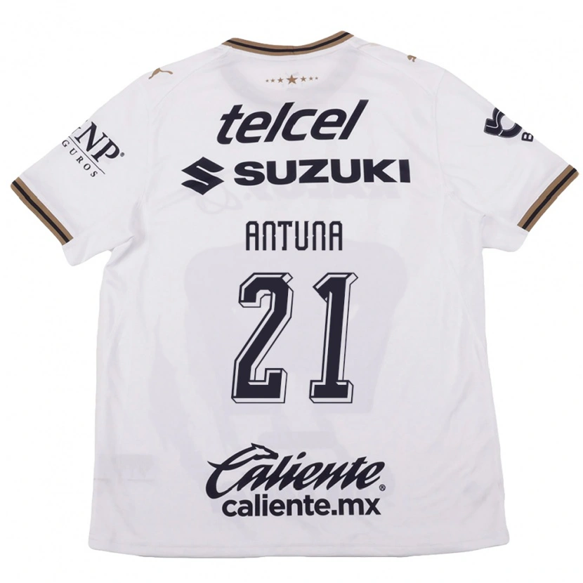 Danxen Damen Uriel Antuna #21 Weiß Schwarz Braun Auswärtstrikot Trikot 2026/27 T-Shirt Österreich