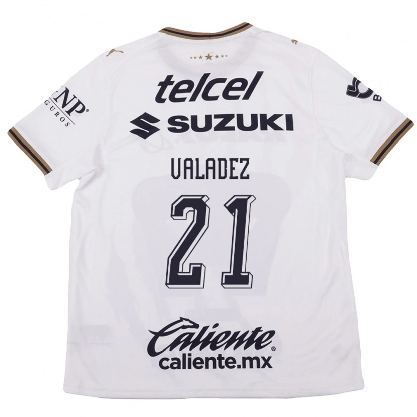 Danxen Damen Natalia Macias Valadez #21 Weiß Schwarz Braun Auswärtstrikot Trikot 2026/27 T-Shirt Österreich
