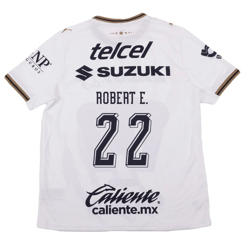 Danxen Damen Robert Ergas #22 Weiß Schwarz Braun Auswärtstrikot Trikot 2026/27 T-Shirt Österreich