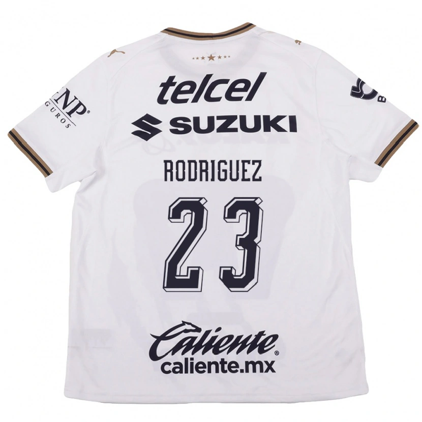 Danxen Damen Catherine Rodriguez #23 Weiß Schwarz Braun Auswärtstrikot Trikot 2026/27 T-Shirt Österreich