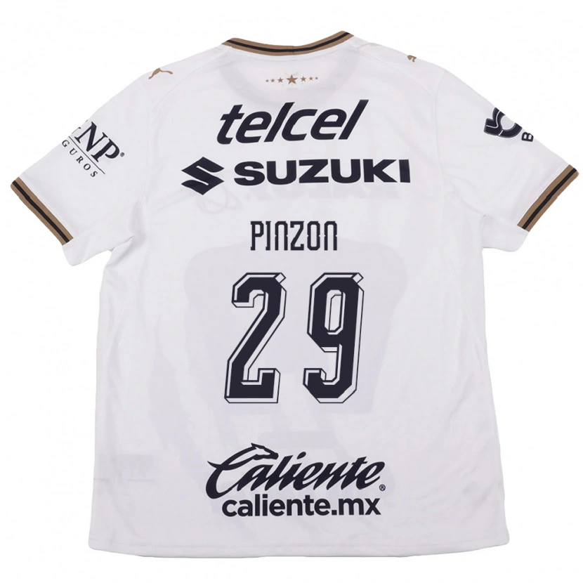 Danxen Damen Liceth Pinzon #29 Weiß Schwarz Braun Auswärtstrikot Trikot 2026/27 T-Shirt Österreich