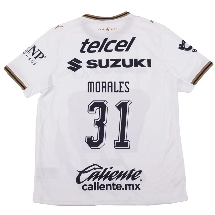 Danxen Damen Robert Morales #31 Weiß Schwarz Braun Auswärtstrikot Trikot 2026/27 T-Shirt Österreich