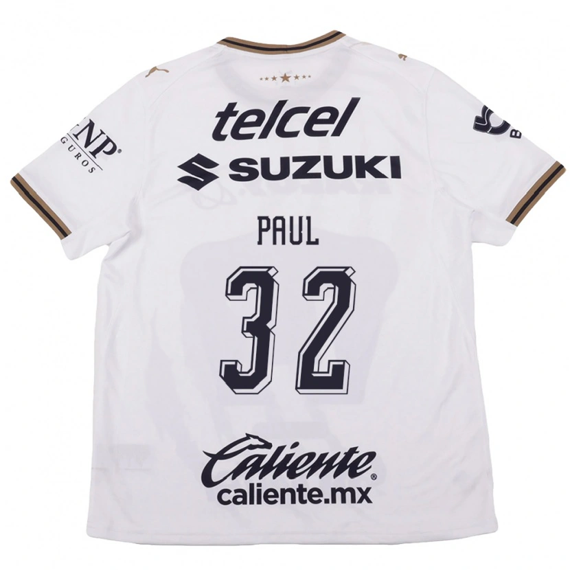 Danxen Damen Miguel Paul #32 Weiß Schwarz Braun Auswärtstrikot Trikot 2026/27 T-Shirt Österreich