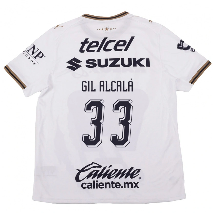 Danxen Damen Gil Alcala #33 Weiß Schwarz Braun Auswärtstrikot Trikot 2026/27 T-Shirt Österreich