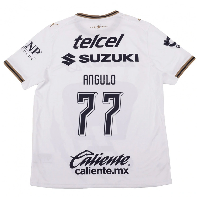 Danxen Damen Álvaro Angulo #77 Weiß Schwarz Braun Auswärtstrikot Trikot 2026/27 T-Shirt Österreich