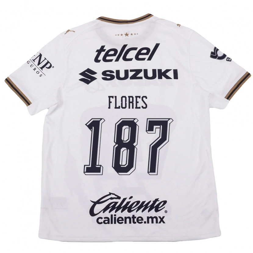 Danxen Damen Jonathan Flores #187 Weiß Schwarz Braun Auswärtstrikot Trikot 2026/27 T-Shirt Österreich