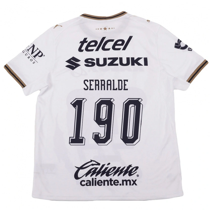 Danxen Damen Gerardo Serralde #190 Weiß Schwarz Braun Auswärtstrikot Trikot 2026/27 T-Shirt Österreich