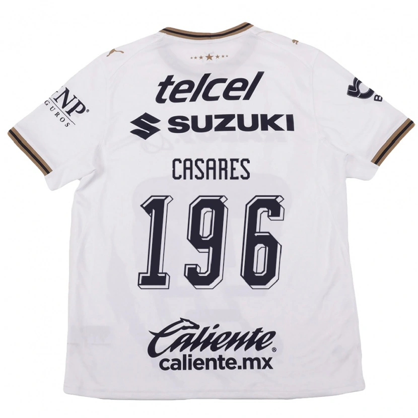 Danxen Damen Mateo Casares #196 Weiß Schwarz Braun Auswärtstrikot Trikot 2026/27 T-Shirt Österreich