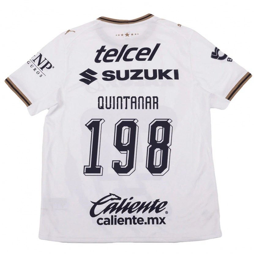 Danxen Damen Edgar Quintanar #198 Weiß Schwarz Braun Auswärtstrikot Trikot 2026/27 T-Shirt Österreich
