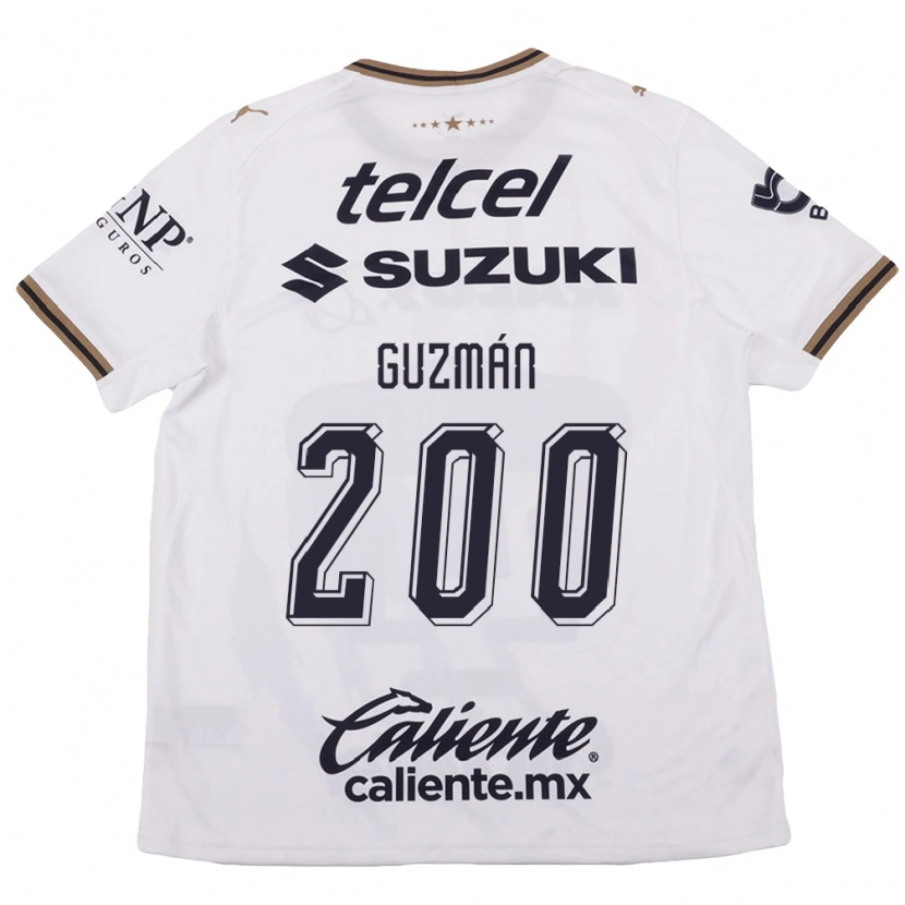 Danxen Damen Alan Guzmán #200 Weiß Schwarz Braun Auswärtstrikot Trikot 2026/27 T-Shirt Österreich