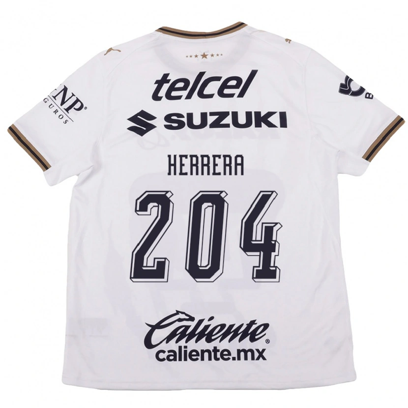 Danxen Damen José Herrera #204 Weiß Schwarz Braun Auswärtstrikot Trikot 2026/27 T-Shirt Österreich