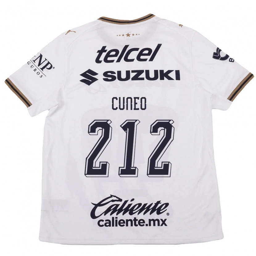 Danxen Damen Kevin Cuneo #212 Weiß Schwarz Braun Auswärtstrikot Trikot 2026/27 T-Shirt Österreich