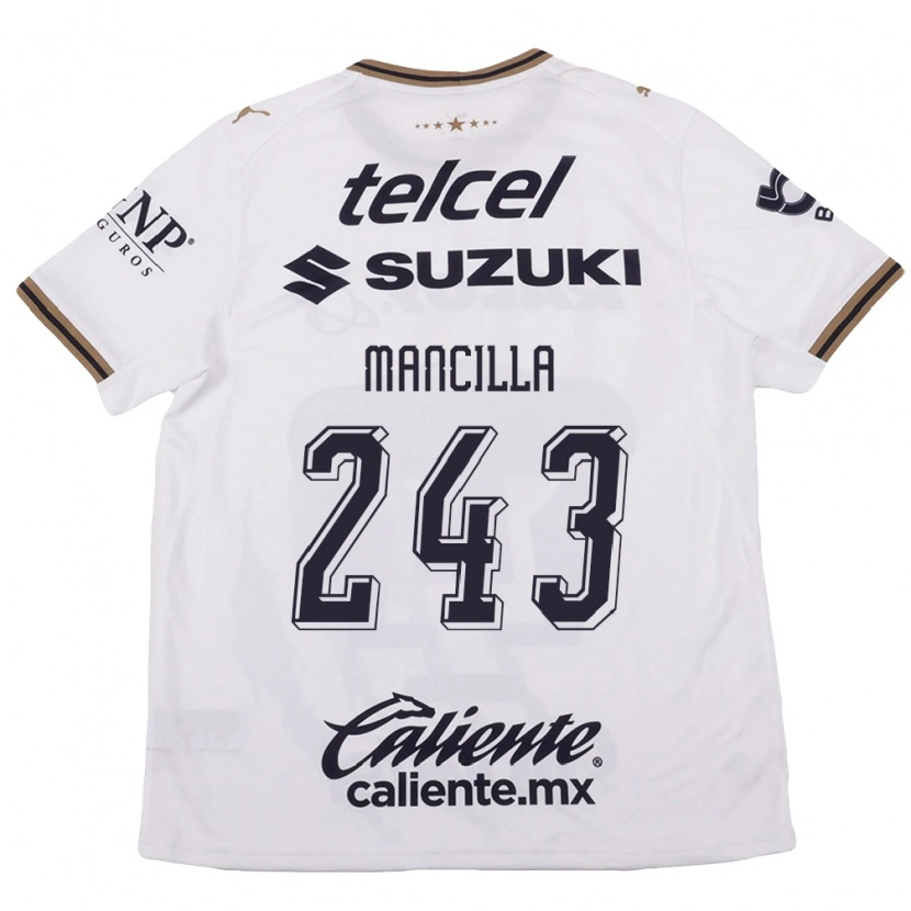 Danxen Damen José Mancilla #243 Weiß Schwarz Braun Auswärtstrikot Trikot 2026/27 T-Shirt Österreich