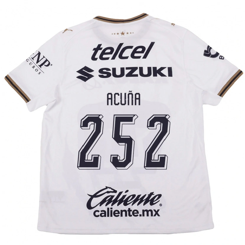 Danxen Damen José Acuña #252 Weiß Schwarz Braun Auswärtstrikot Trikot 2026/27 T-Shirt Österreich