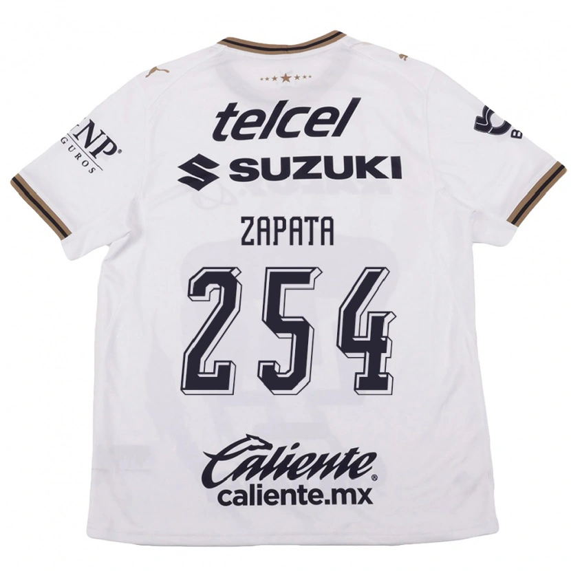 Danxen Damen Jan Zapata #254 Weiß Schwarz Braun Auswärtstrikot Trikot 2026/27 T-Shirt Österreich