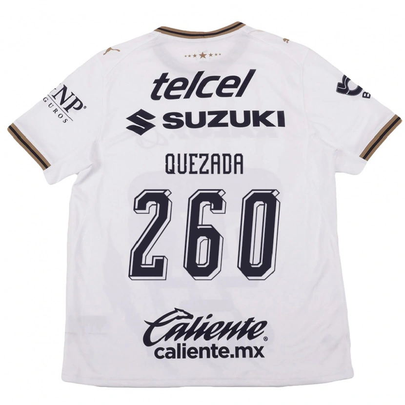 Danxen Damen Héctor Quezada #260 Weiß Schwarz Braun Auswärtstrikot Trikot 2026/27 T-Shirt Österreich