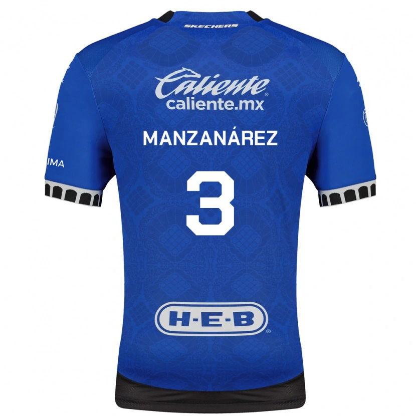 Danxen Damen Óscar Manzanárez #3 Königsblau Weiß Schwarz Auswärtstrikot Trikot 2026/27 T-Shirt Österreich