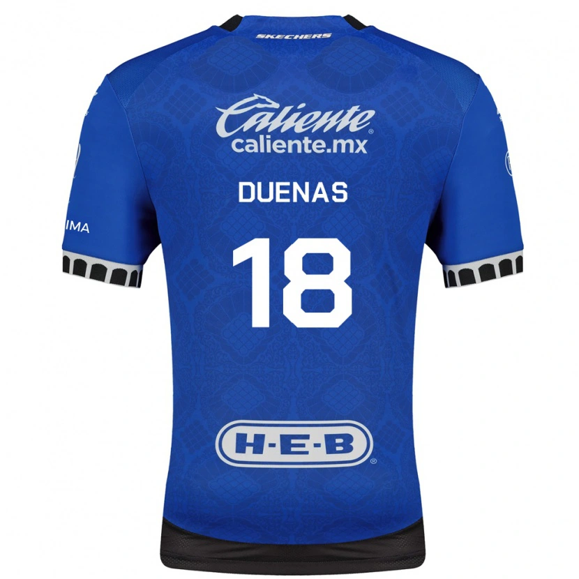 Danxen Damen Érik Dueñas #18 Königsblau Weiß Schwarz Auswärtstrikot Trikot 2026/27 T-Shirt Österreich