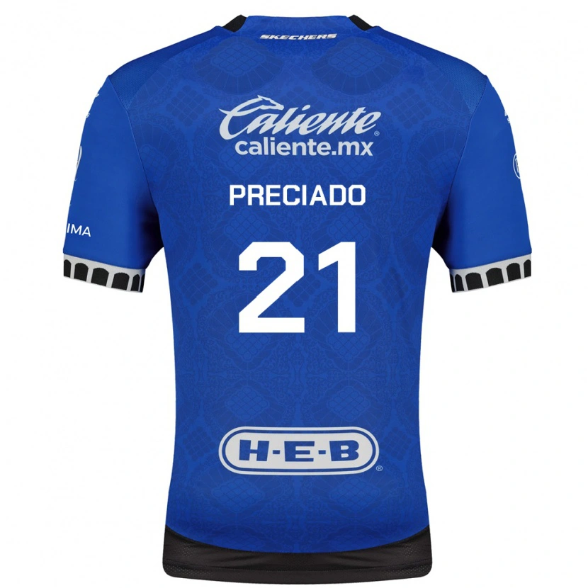 Danxen Damen Ayrton Preciado #21 Königsblau Weiß Schwarz Auswärtstrikot Trikot 2026/27 T-Shirt Österreich
