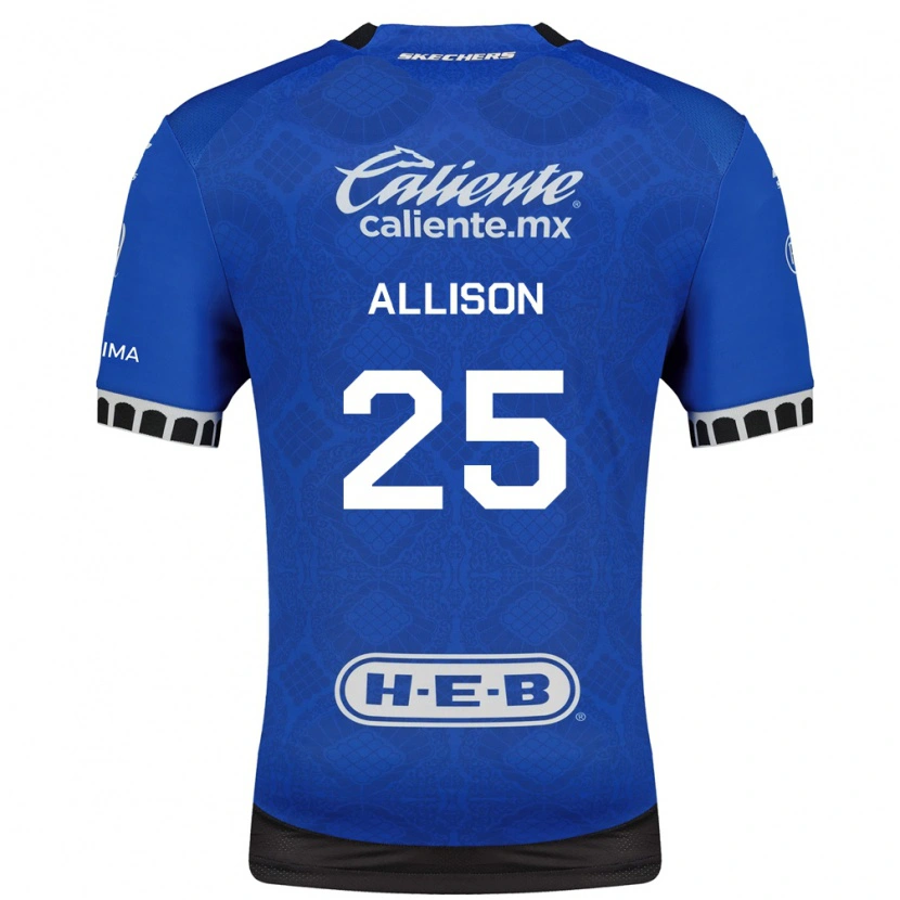 Danxen Damen Guillermo Allison #25 Königsblau Weiß Schwarz Auswärtstrikot Trikot 2026/27 T-Shirt Österreich