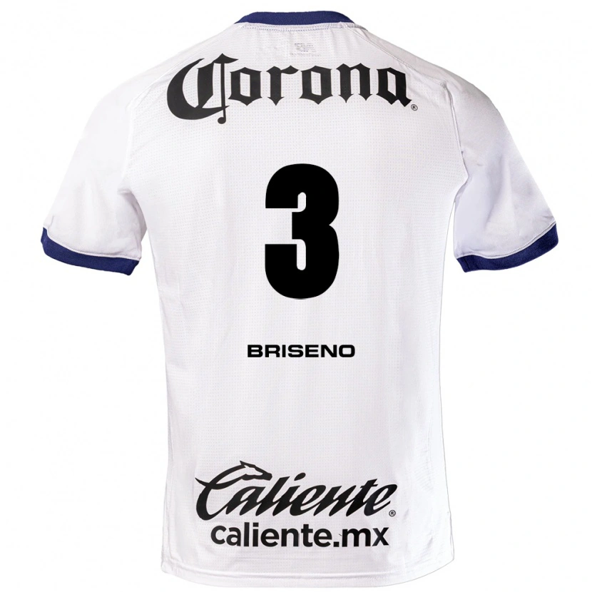 Danxen Damen Antonio Briseño #3 Weiß Blau Schwarz Auswärtstrikot Trikot 2026/27 T-Shirt Österreich