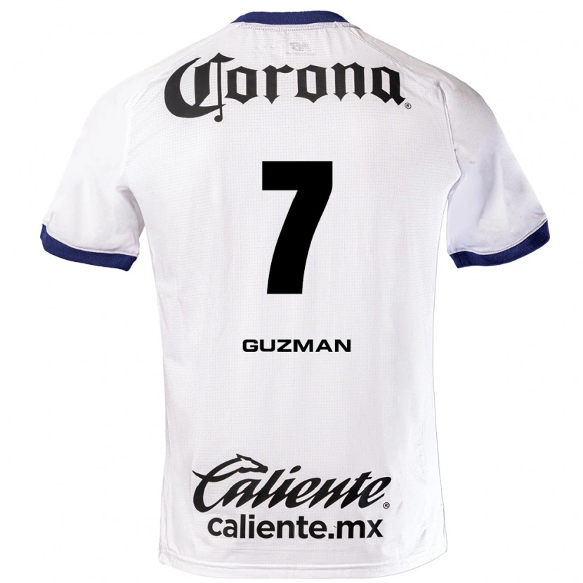 Danxen Damen Víctor Guzmán #7 Weiß Blau Schwarz Auswärtstrikot Trikot 2026/27 T-Shirt Österreich