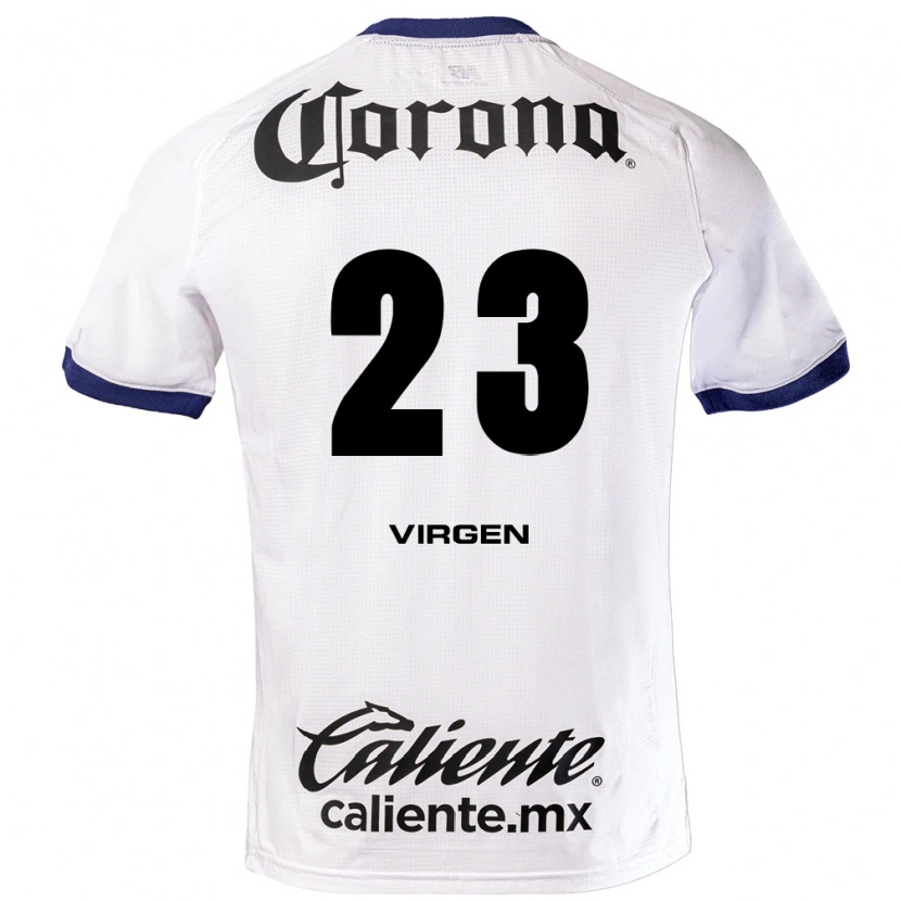 Danxen Damen Oswaldo Virgen #23 Weiß Blau Schwarz Auswärtstrikot Trikot 2026/27 T-Shirt Österreich