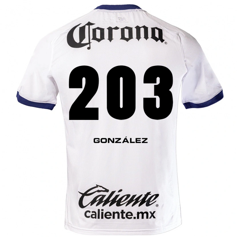 Danxen Damen Luis González #203 Weiß Blau Schwarz Auswärtstrikot Trikot 2026/27 T-Shirt Österreich