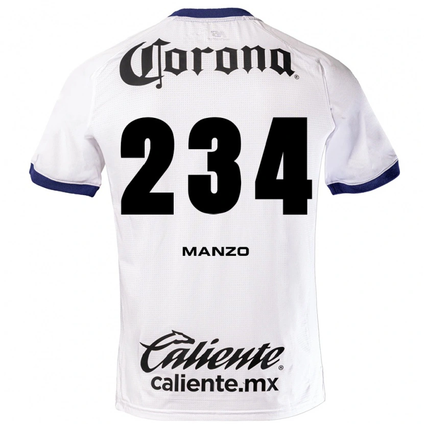 Danxen Damen Sergio Manzo #234 Weiß Blau Schwarz Auswärtstrikot Trikot 2026/27 T-Shirt Österreich
